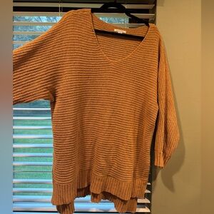 American Eagle Oversized Tan Sweater
